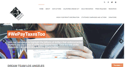 Desktop Screenshot of dreamteamla.org